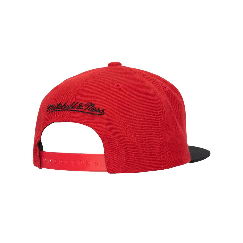 Foto 3 pulgar | Gorra Mitchell & Ness Rojo Men's Chicago Bulls