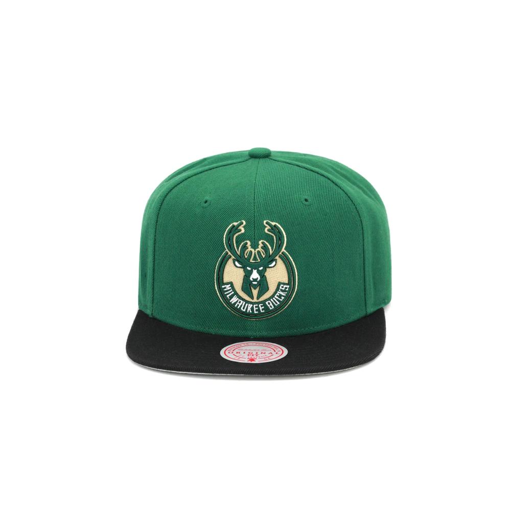 Foto 2 pulgar | Gorra Mitchell & Ness Milwaukee Bucks Core Basic Nba Verde