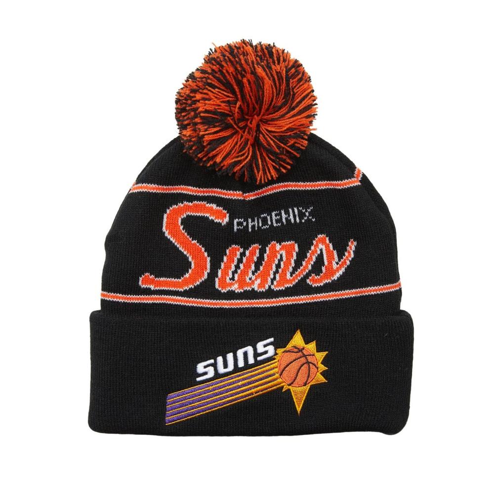 Foto 2 pulgar | Gorro Mitchell & Ness Phoenix Suns Pompón Script HWC NBA color Negro