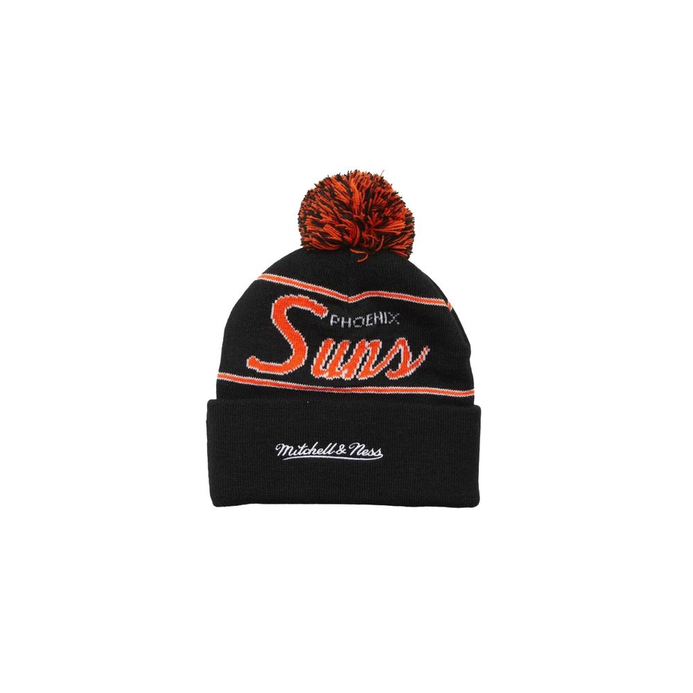 Foto 4 pulgar | Gorro Mitchell & Ness Phoenix Suns Pompón Script HWC NBA color Negro