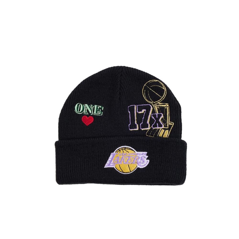 Foto 2 pulgar | Gorro Mitchell & Ness Ángeles Lakers Hyperlocal NBA Negro