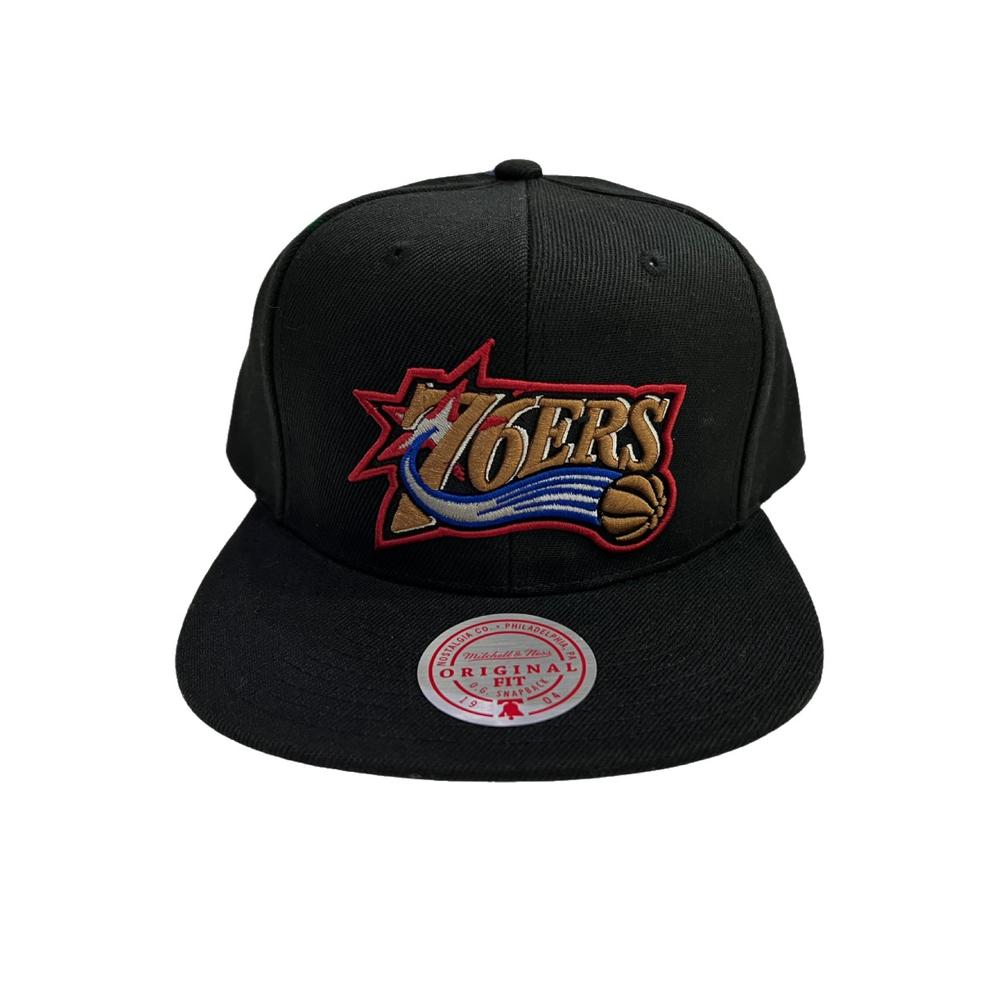 Foto 2 pulgar | Gorra Mitchell & Ness 76ers Philadelphia Black NBA Negro