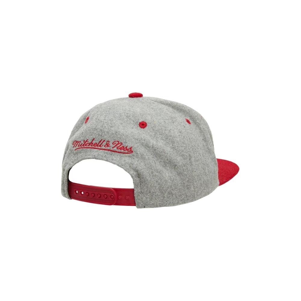 Foto 3 pulgar | Gorra Mitchell & Ness Rockets Melton Patch NBA color Gris