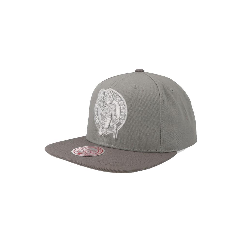 Foto 2 pulgar | Gorra Mitchell & Ness Celtics Metallic NBA Gris