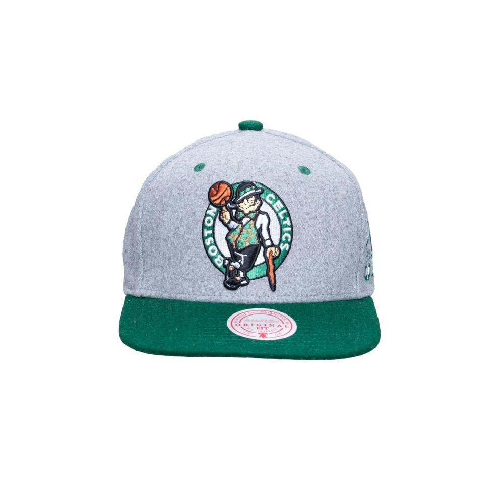 Foto 2 pulgar | Gorra Mitchell & Ness Celtics Melton Patch NBA Gris