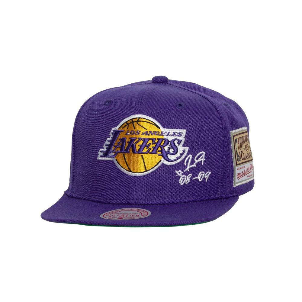 Foto 2 pulgar | Gorra Mitchell & Ness Jersey Love Los Angeles Lakers Nba Basquetbol Color Purpura