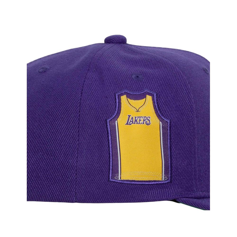 Foto 3 pulgar | Gorra Mitchell & Ness Jersey Love Los Angeles Lakers Nba Basquetbol Color Purpura