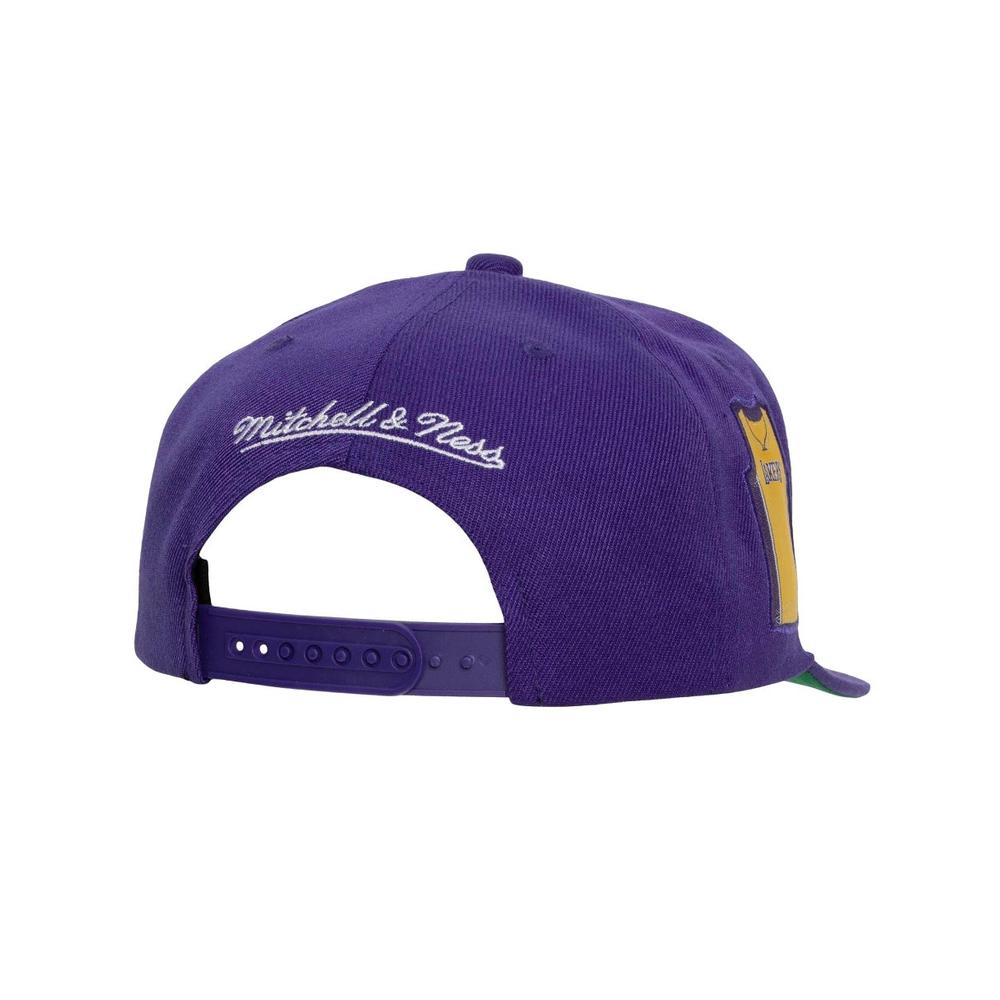 Foto 4 pulgar | Gorra Mitchell & Ness Jersey Love Los Angeles Lakers Nba Basquetbol Color Purpura