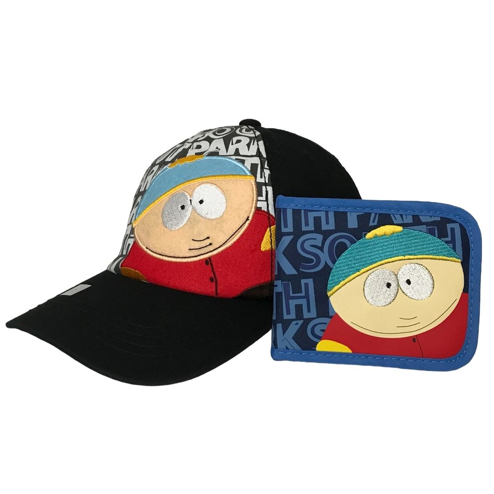 Foto 2 pulgar | Gorra South Park Kit Con Cartera De Regalo Azul Marino