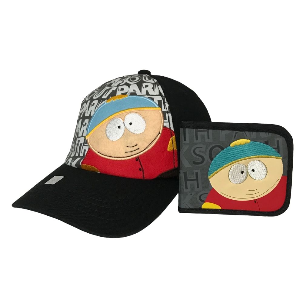 Foto 2 pulgar | Gorra South Park Kit Con Cartera De Regalo Gris Oscuro