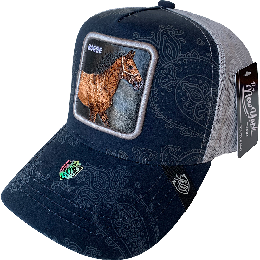 Foto 2 pulgar | Gorra Play Zoo Horse Talla 57 Cm Color Gris Marino