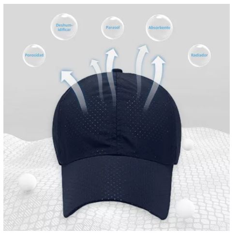 Foto 4 pulgar | Gorra de Béisbol Genérico color Azul para Hombre