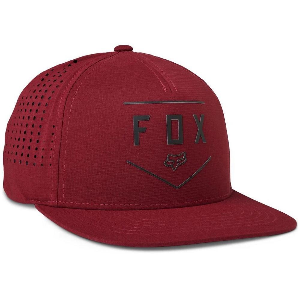 Foto 2 pulgar | Gorra Fox Shield Tech 30658-371 Vino para Hombre