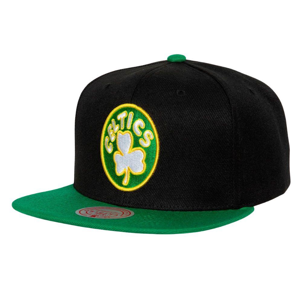 Foto 2 pulgar | Gorra Mitchell & Ness Boston Celtics Side Core 2.0 Hwc Negro