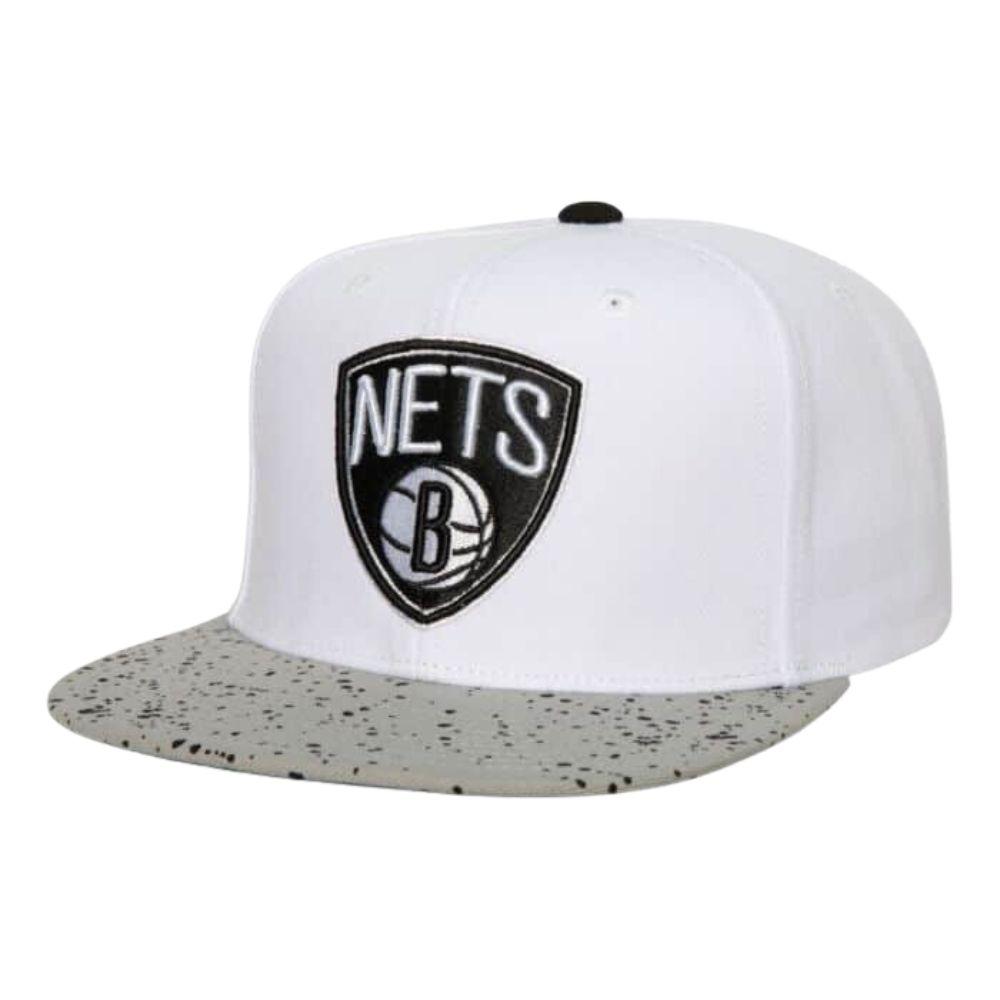 Foto 2 pulgar | Gorra Mitchell & Ness Brooklyn Cemento Nets Nba Blanco