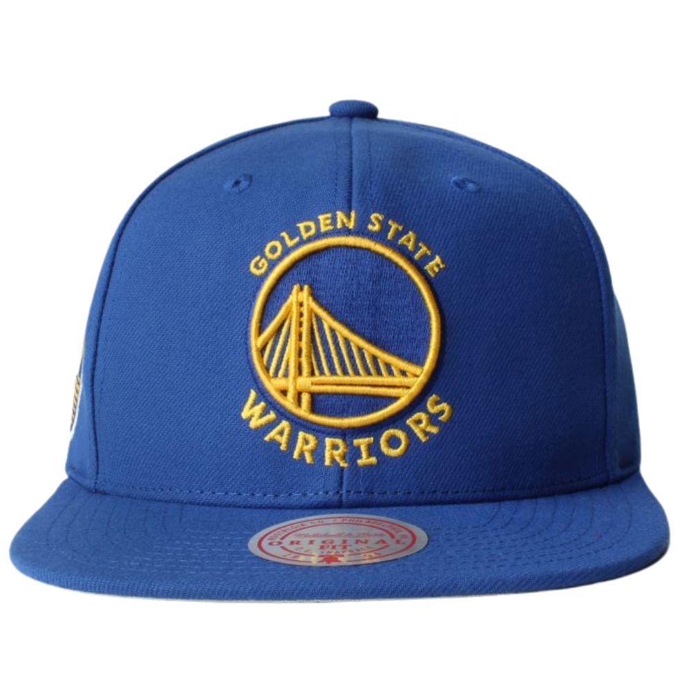 Foto 2 pulgar | Gorra Mitchell & Ness Golden State Warriors Side Core 2.0 Basquetbol NBA Azul