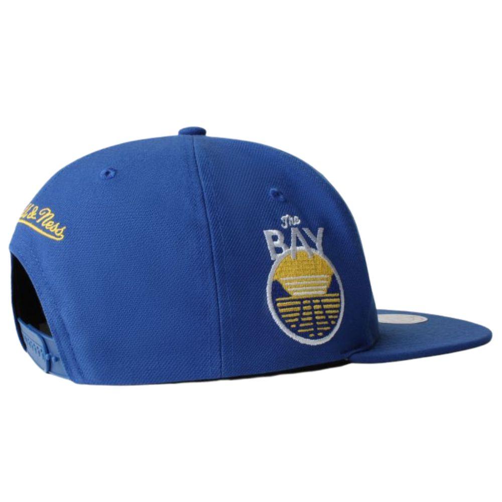 Foto 3 pulgar | Gorra Mitchell & Ness Golden State Warriors Side Core 2.0 Basquetbol NBA Azul