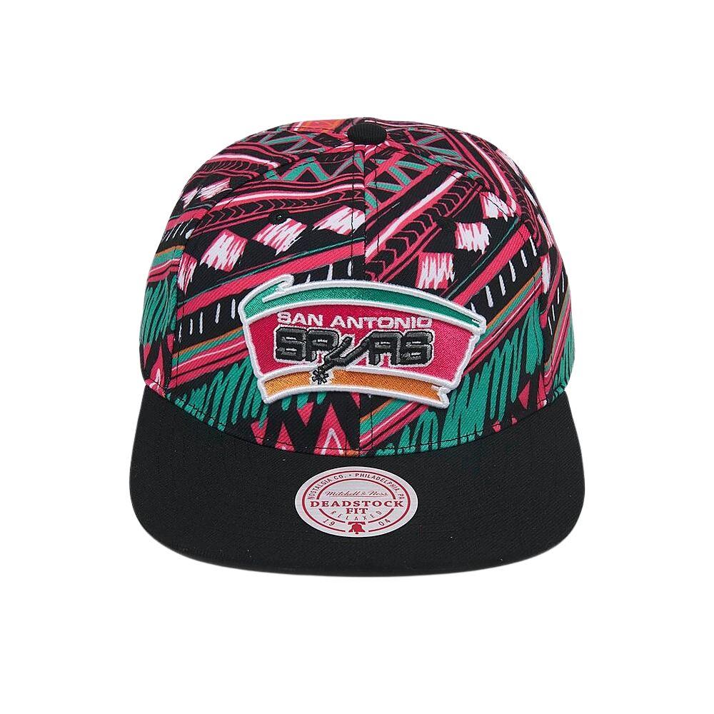 Foto 2 pulgar | Gorra Mitchell & Ness San Antonio Spurs Game Day Pattern Basquetbol Nba Multicolor