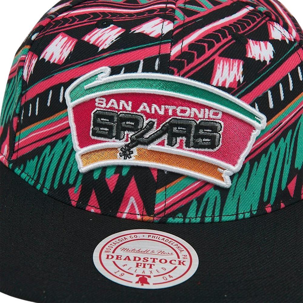 Foto 4 pulgar | Gorra Mitchell & Ness San Antonio Spurs Game Day Pattern Basquetbol Nba Multicolor