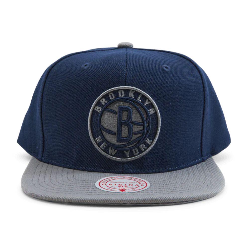 Foto 2 pulgar | Gorra Mitchell & Ness Brooklyn New York Navy Nba Azul para Hombre