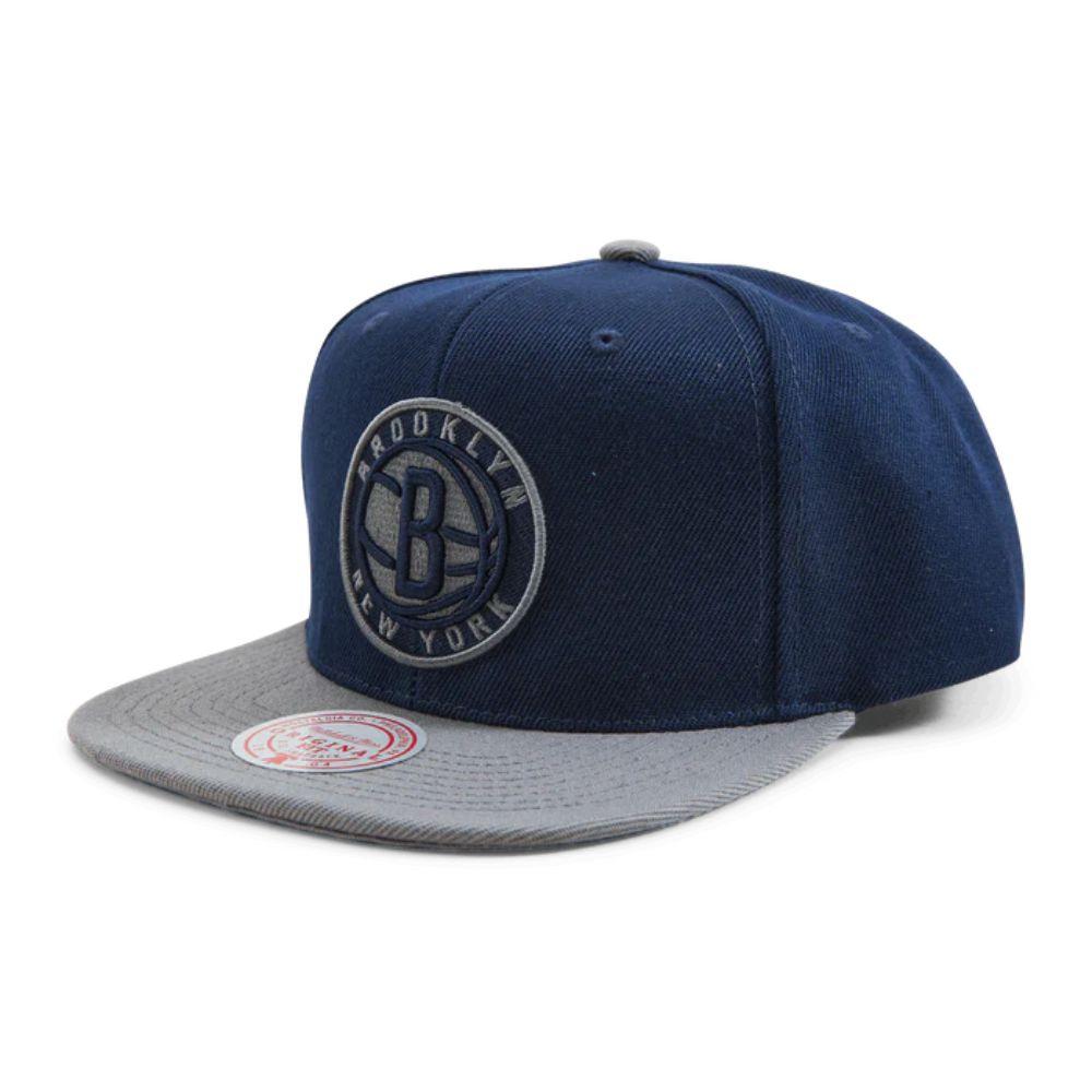 Foto 3 pulgar | Gorra Mitchell & Ness Brooklyn New York Navy Nba Azul para Hombre