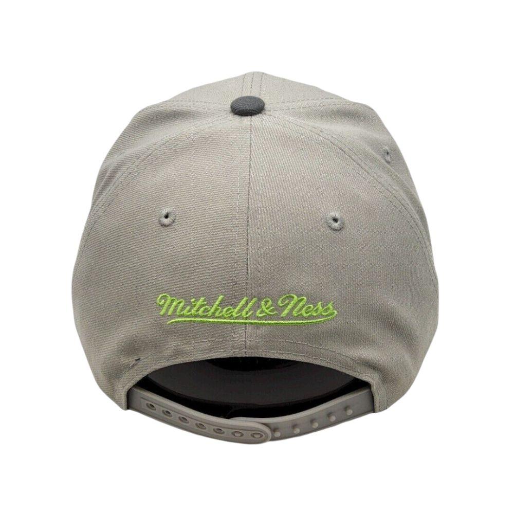 Foto 4 pulgar | Gorra Unisex Mitchell & Ness Green Bean Bucks Nba Gris