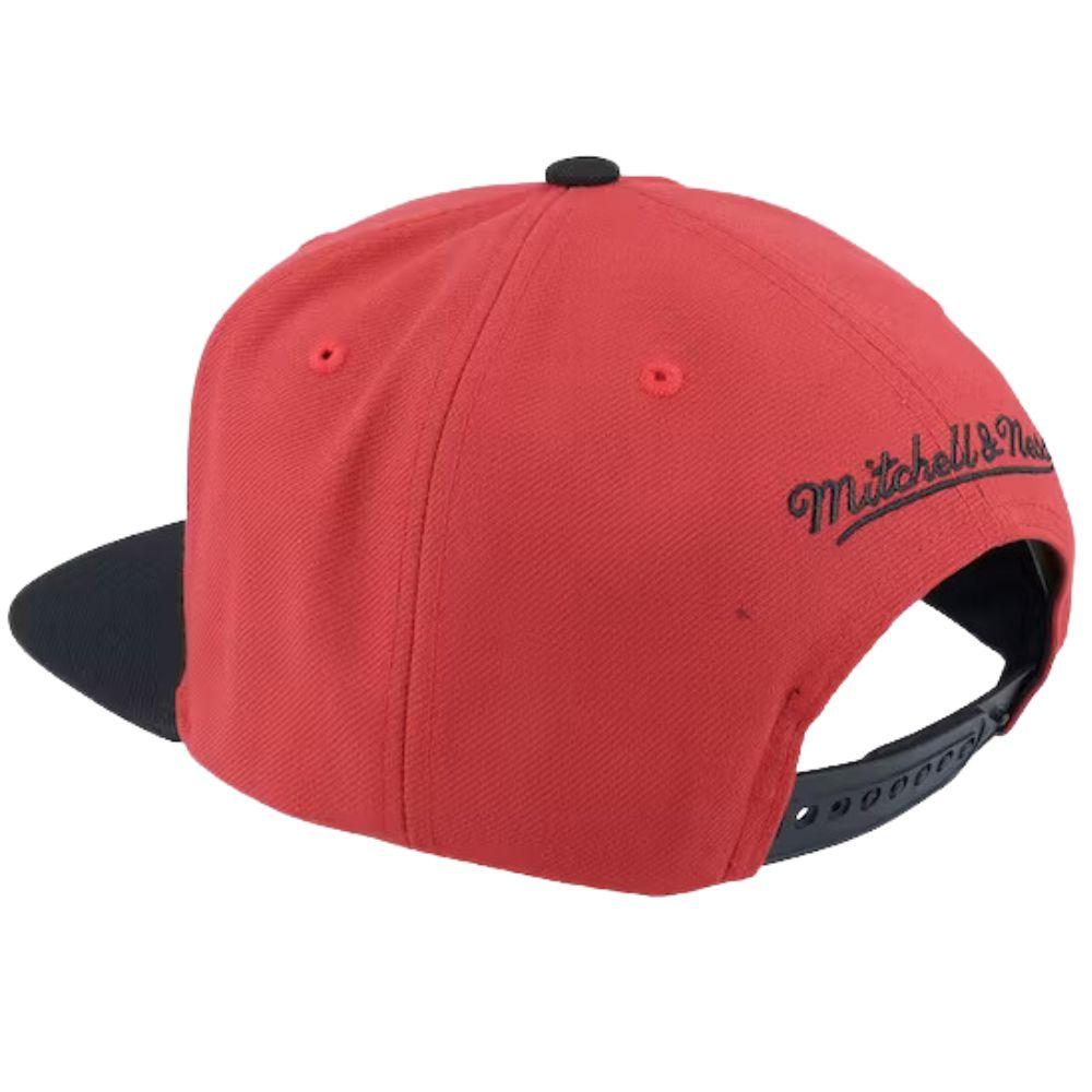 Foto 4 pulgar | Gorra Mitchell & Ness Chicago Bulls color Rojo para Hombre