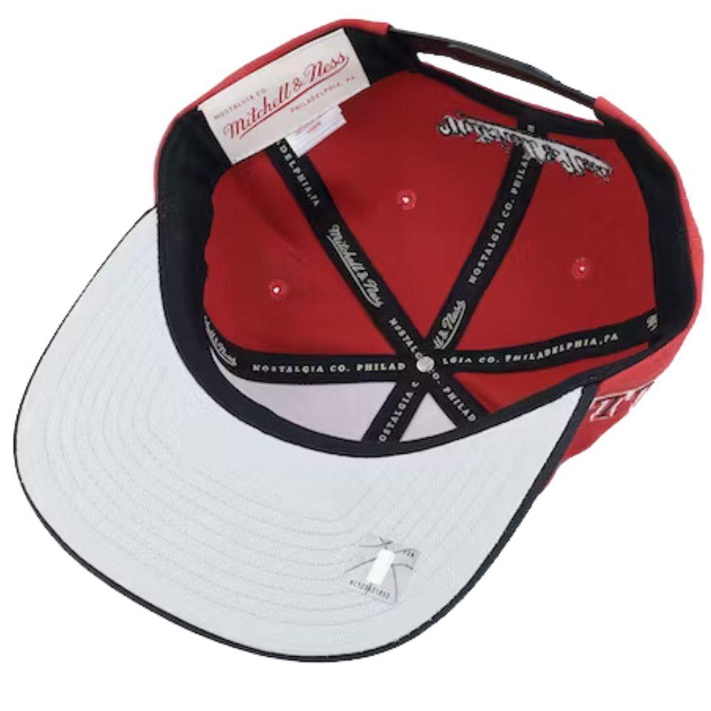 Foto 5 pulgar | Gorra Mitchell & Ness Chicago Bulls color Rojo para Hombre