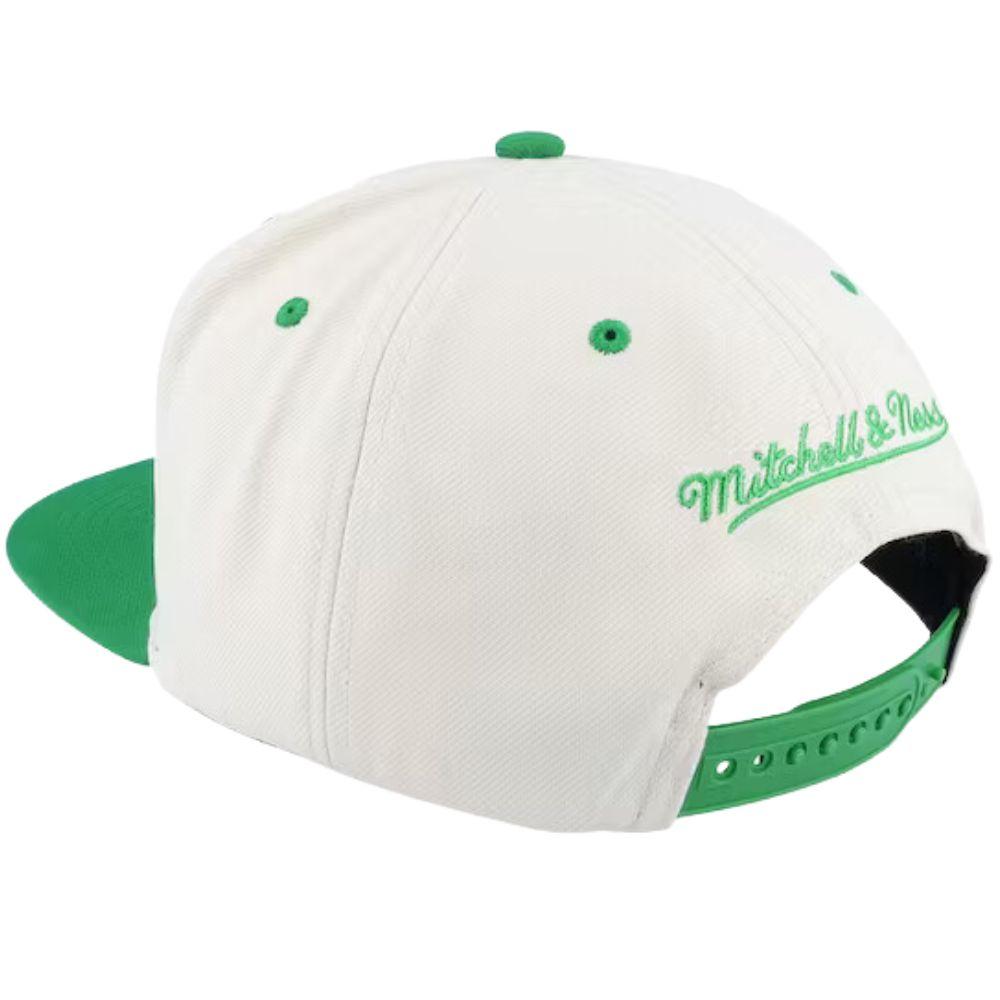 Foto 3 pulgar | Gorra Mitchell & Ness Seattle Supersonics Sail Basquetbol NBA Beige