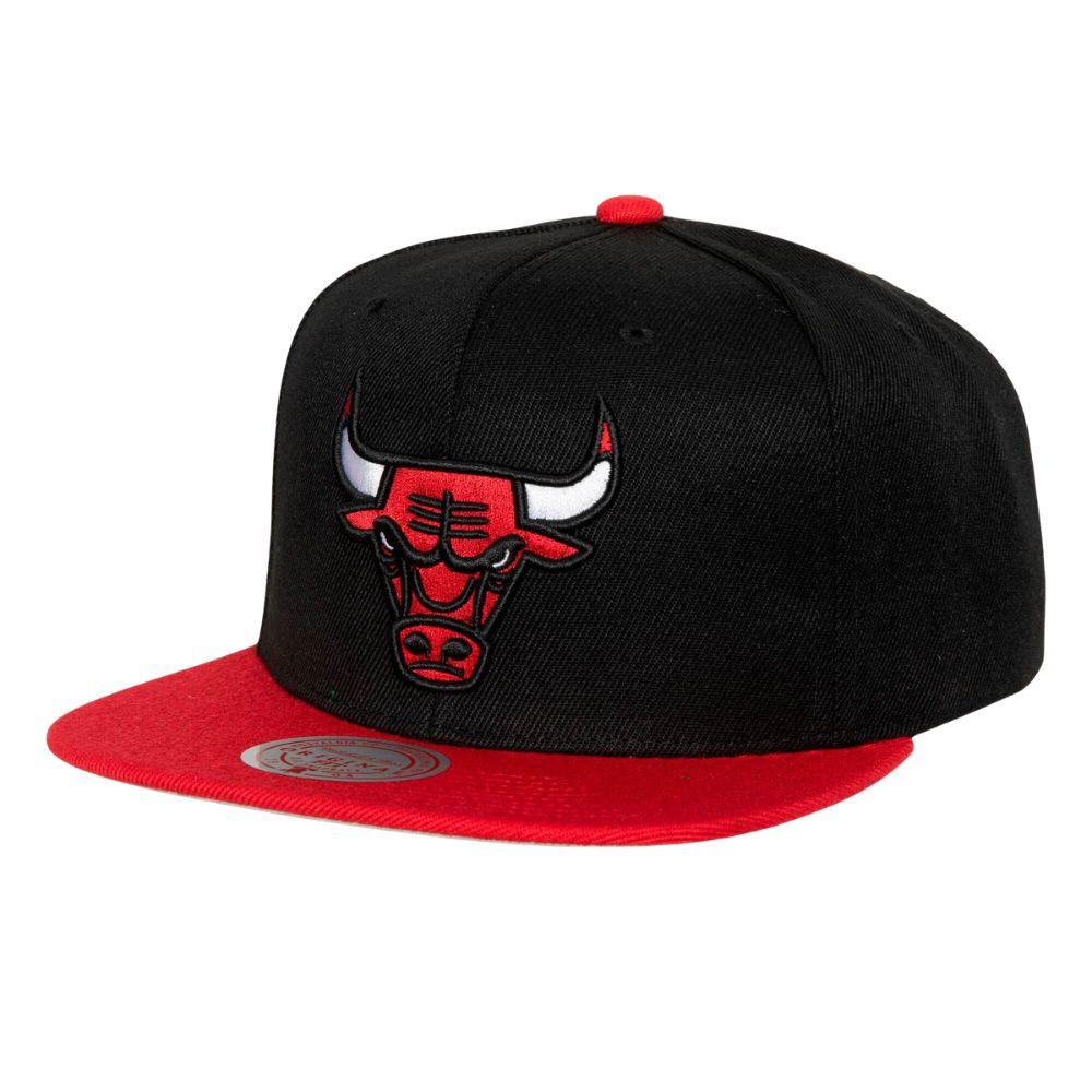 Foto 2 pulgar | Gorra Mitchell & Ness Chicago Bulls Lateral Core 2.0 Basquetbol Nba Negro