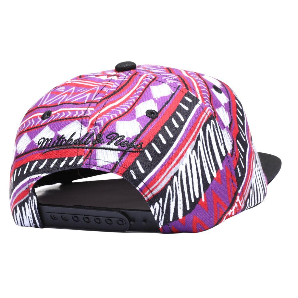 Foto 3 pulgar | Gorra Mitchell & Ness Toronto Raptors Game Day Pattern Basquetbol NBA Multicolor