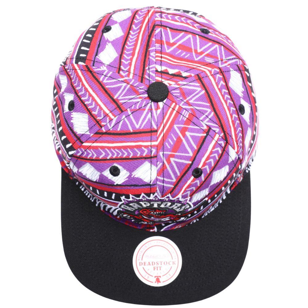 Foto 4 pulgar | Gorra Mitchell & Ness Toronto Raptors Game Day Pattern Basquetbol NBA Multicolor