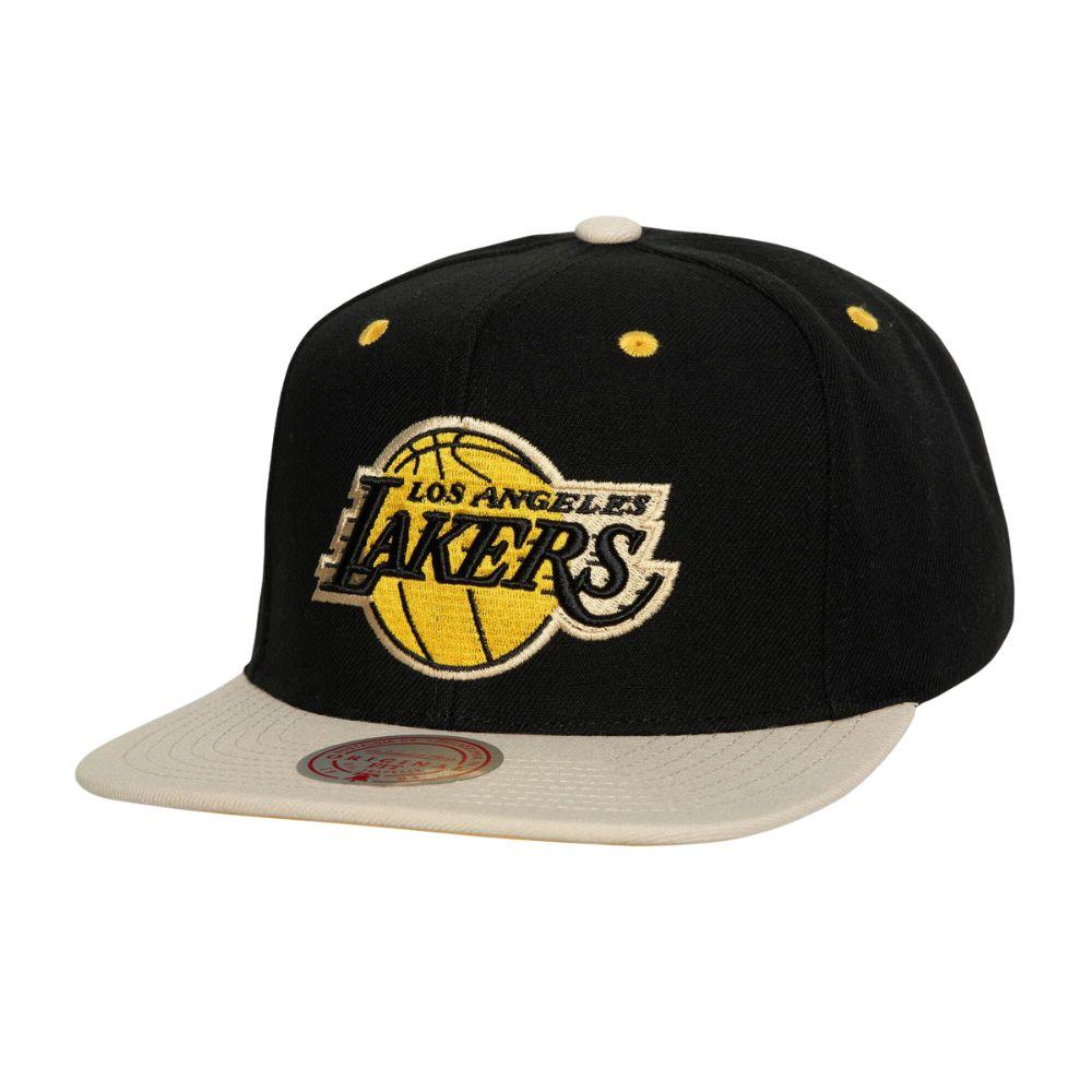 Foto 2 pulgar | Gorra Mitchell & Ness Lakers Pin Drop Basquetbol Nba Negro