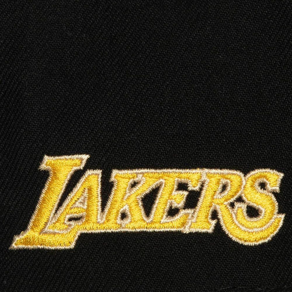 Foto 4 pulgar | Gorra Mitchell & Ness Lakers Pin Drop Basquetbol Nba Negro