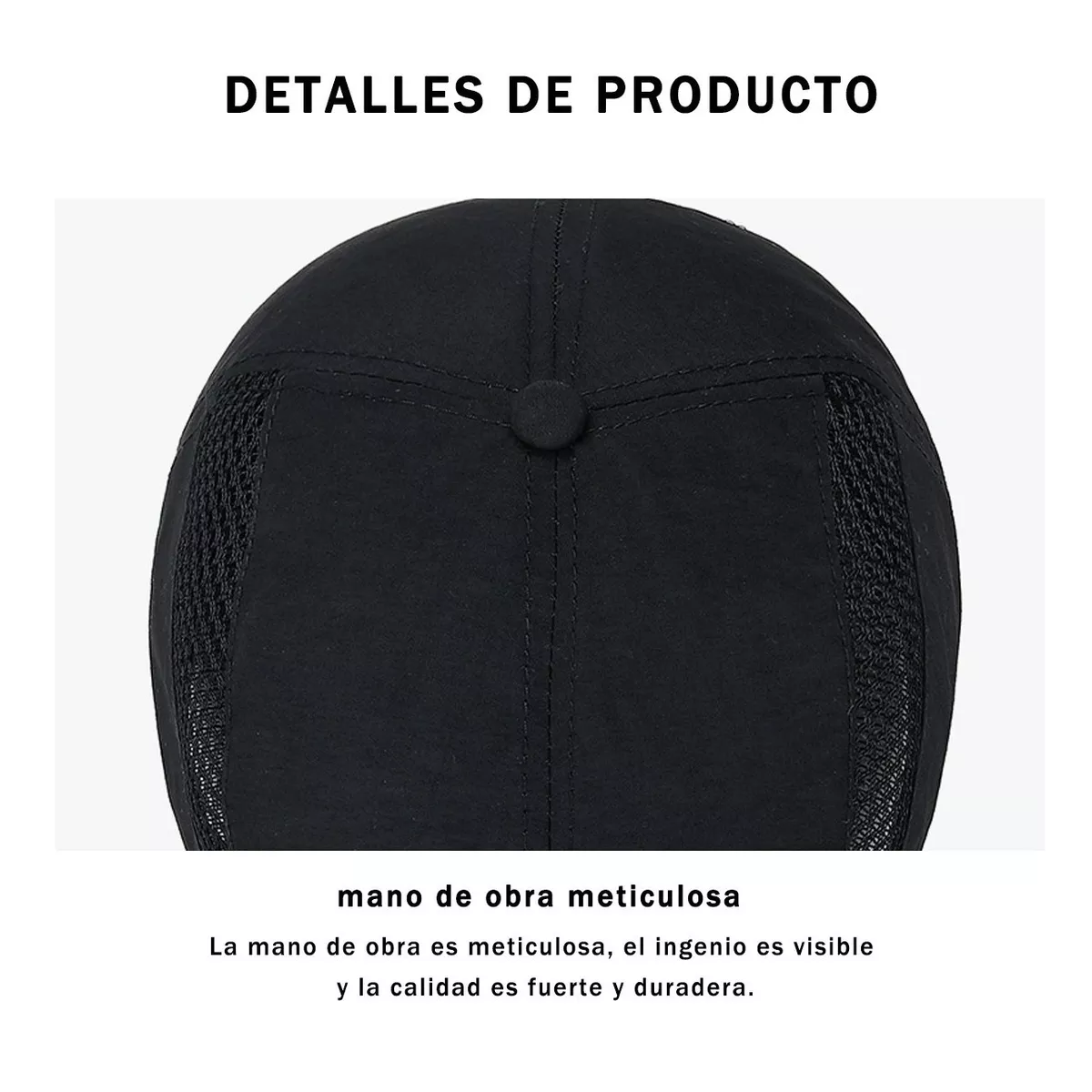 Foto 6 pulgar | Gorra con Visera Eo Safe Imports Esi-10555 Negra