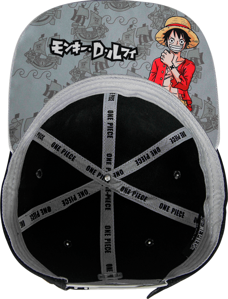 Foto 4 pulgar | Gorra One Piece Luffy Símbolo Placa Metálica