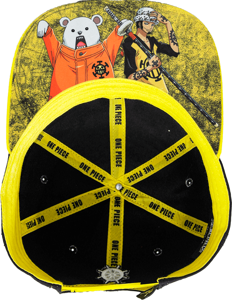 Foto 4 pulgar | Gorra One Piece Bepo & Law Placa Negra