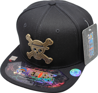 Foto 1 | Gorra One Piece Calavera Símbolo Luffy Placa Metálica
