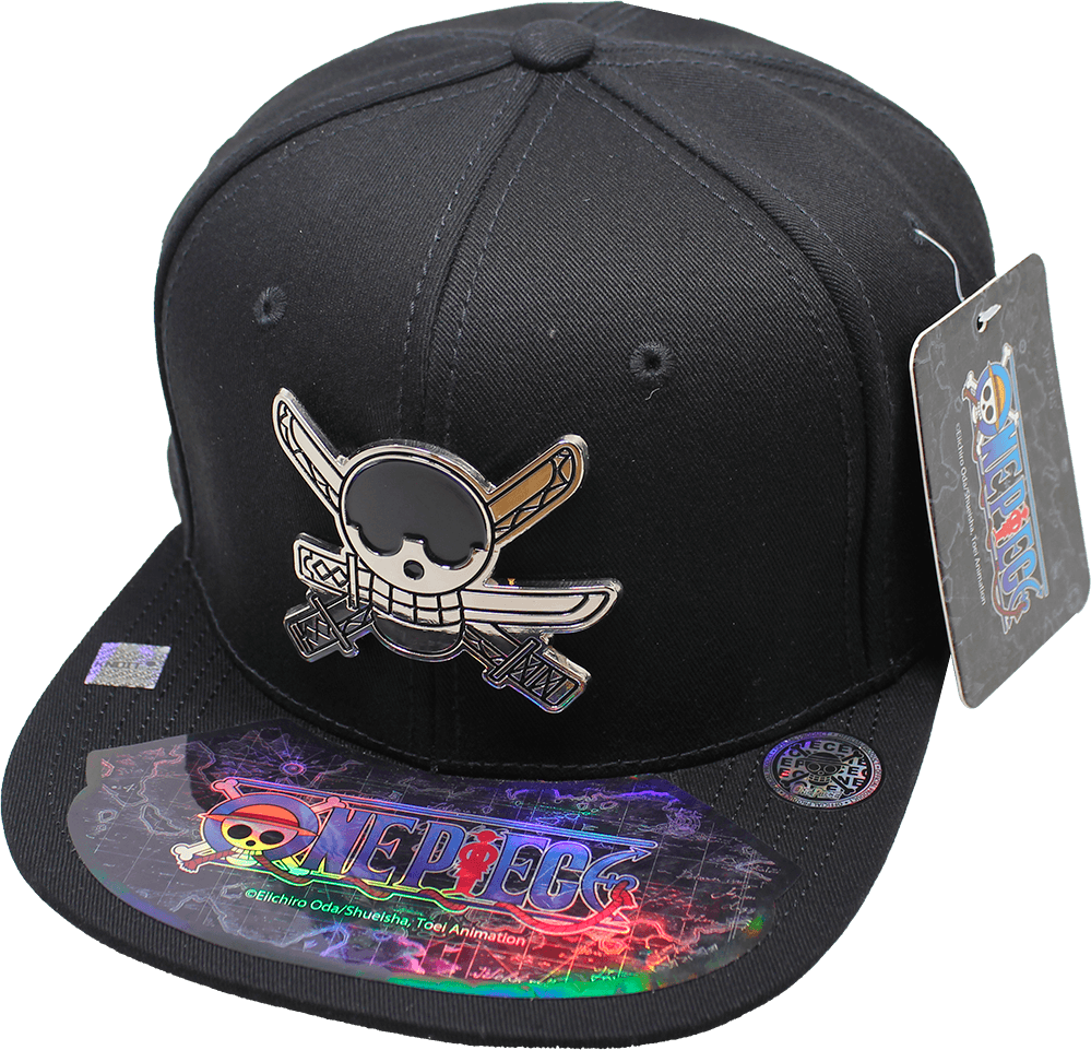 Gorra One Piece con Placa Metálica