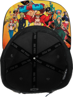 Foto 3 | Gorra One Piece Calavera Placa Metálica Dorada Brillante