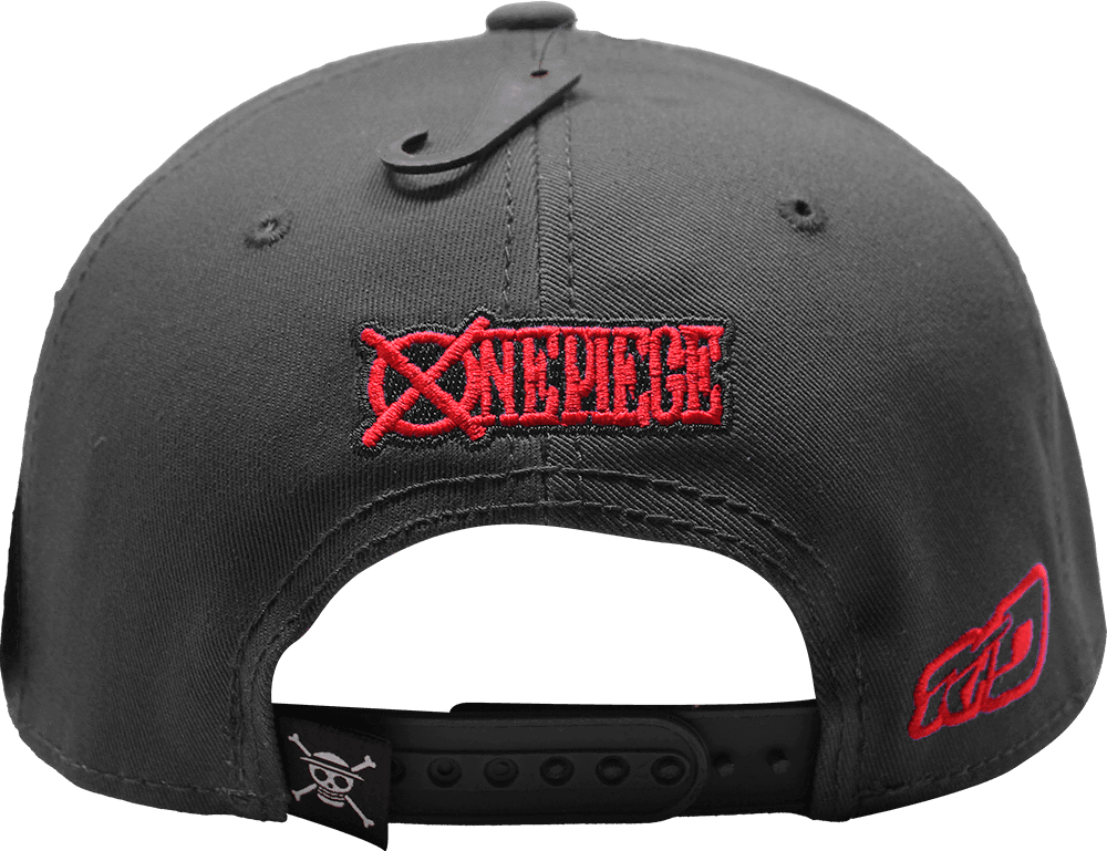 Foto 2 | Gorra One Piece Negra Luffy Placa Metálica Estilo Latón Viejo