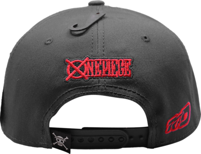 Foto 2 | Gorra One Piece Negra Luffy Placa Metálica Estilo Latón Viejo