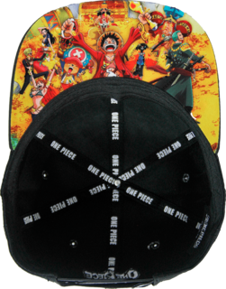 Foto 3 | Gorra One Piece Negra Calavera Luffy Placa Metal Cromado Brillante