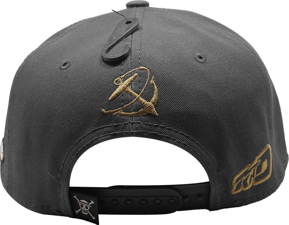 Foto 2 | Gorra One Piece Calavera Timón Placa Metálica Estilo Latón Viejo