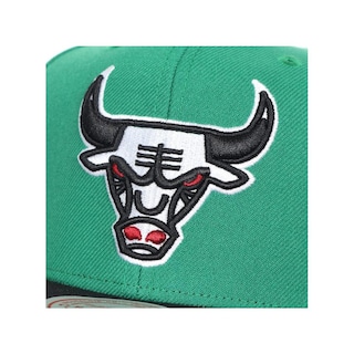 Foto 2 | Gorra Mitchell & Ness Core Basics Bulls Nba Basic Verde para Hombre