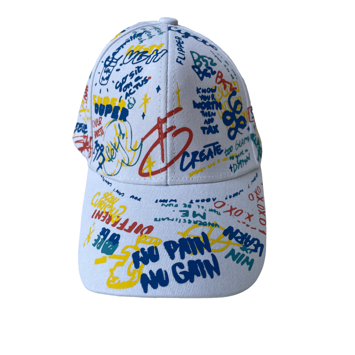 Gorra Con Vicera Curva Grafitti Three