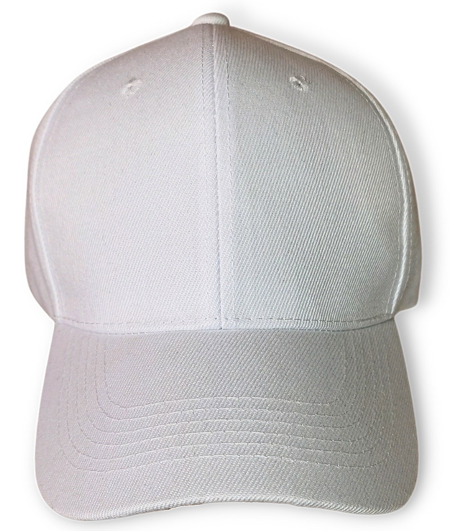 Gorra Lisa para Bordar o Sublimar Blanca