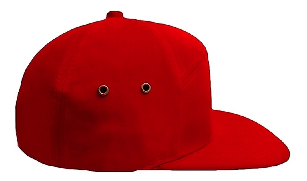 Foto 3 pulgar | Gorras Plana Lisa Snapback Unitalla 7 Paneles Rojo