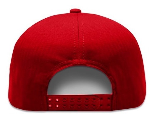 Foto 4 pulgar | Gorras Plana Lisa Snapback Unitalla 7 Paneles Rojo