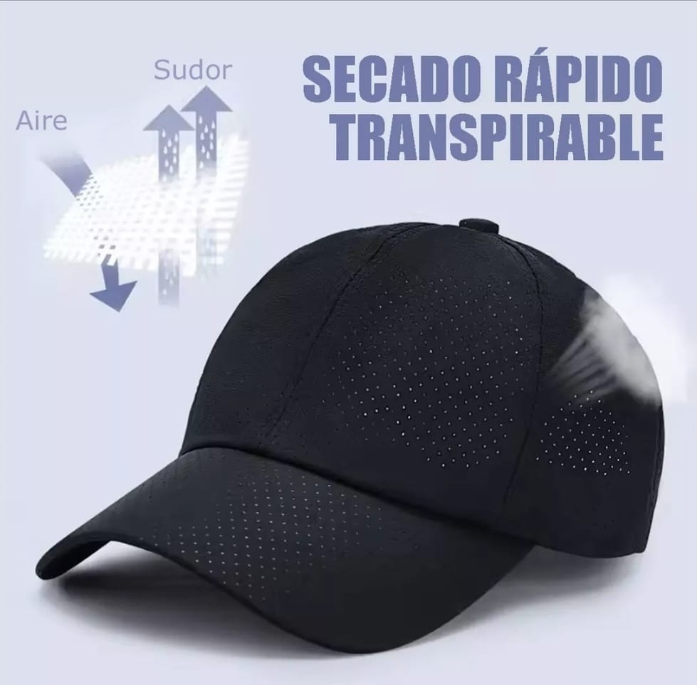 Foto 3 pulgar | Gorra Deportiva Transpirable Wünd Negra Unisex